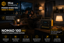 Load image into Gallery viewer, Hive Bioengineering NOMAD 100 Pro | 100W Foldable ETFE Solar Panel
