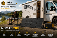 Load image into Gallery viewer, Hive Bioengineering NOMAD 200 Pro | 200W Foldable ETFE Solar Panel
