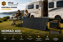 Load image into Gallery viewer, Hive Bioengineering NOMAD 400 Pro | 400W Foldable ETFE Solar Panel
