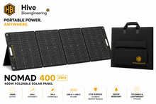 Load image into Gallery viewer, Hive Bioengineering NOMAD 400 Pro | 400W Foldable ETFE Solar Panel
