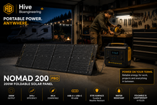 Load image into Gallery viewer, Hive Bioengineering NOMAD 200 Pro | 200W Foldable ETFE Solar Panel

